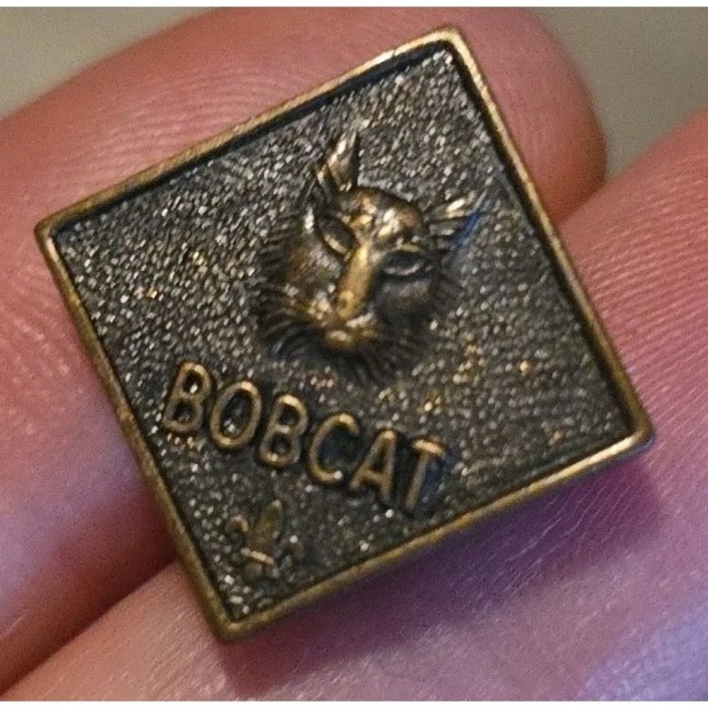 Cub Scout Bobcat Rank Parent Award Pin Boy Scouts of America B.S.A. BSA Scouting